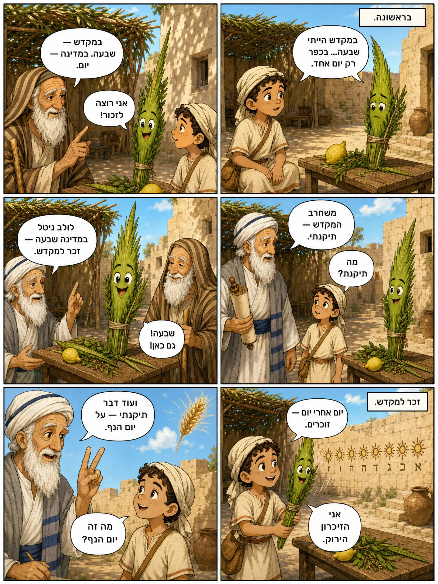 עמוד גיליון של עולם המשנה בקומיקס
